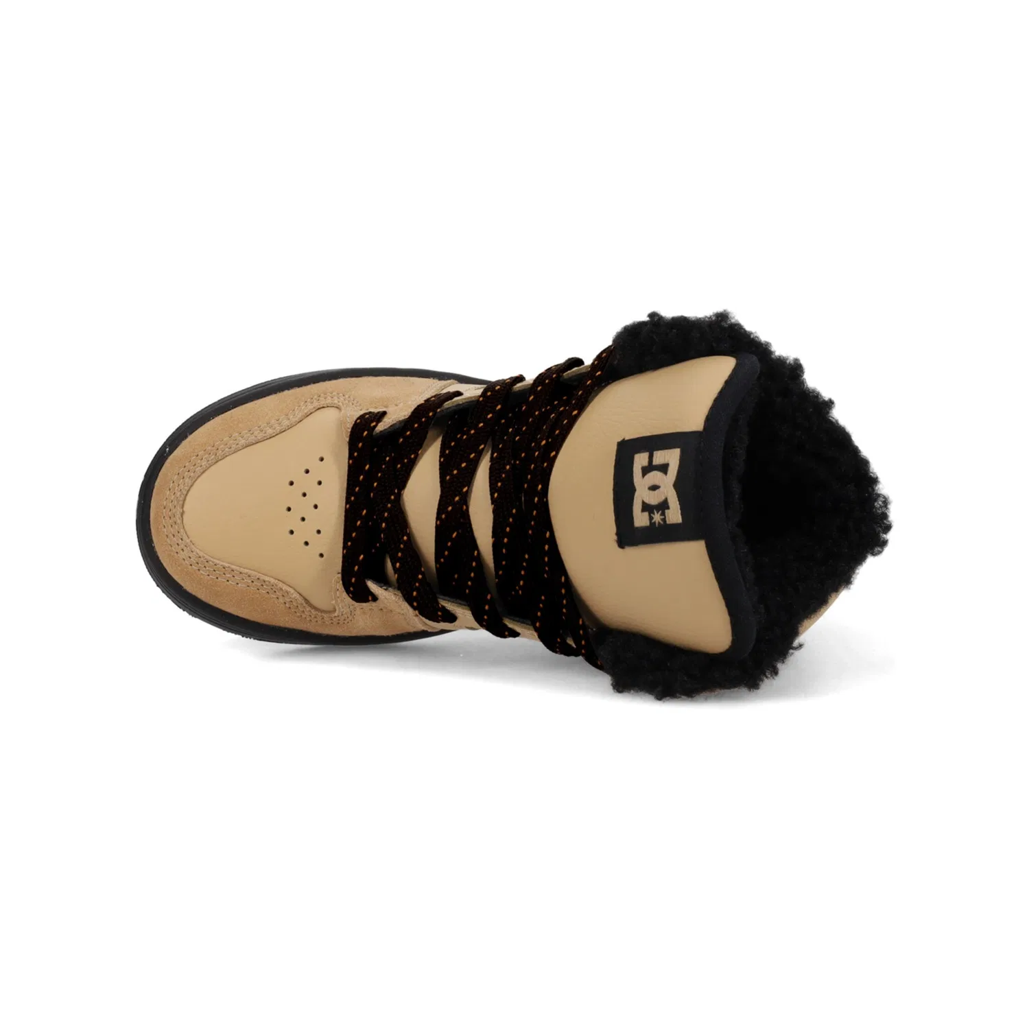 Детские высокие кроссовки с утеплением Manteca 4 Hi Wr DC Shoes, Tan/Black — фото 4