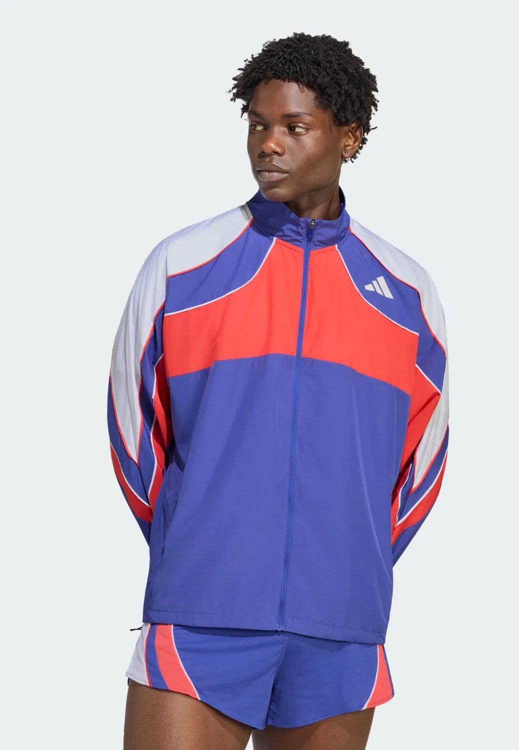 Спортивная куртка Adidas Performance Adizero Archive фиолетового цвета — фото 2
