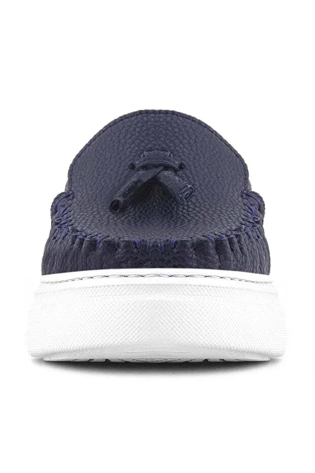 Детские мокасины для мальчиков с плоским ходом Rakerplus, Navy Blue — фото 4
