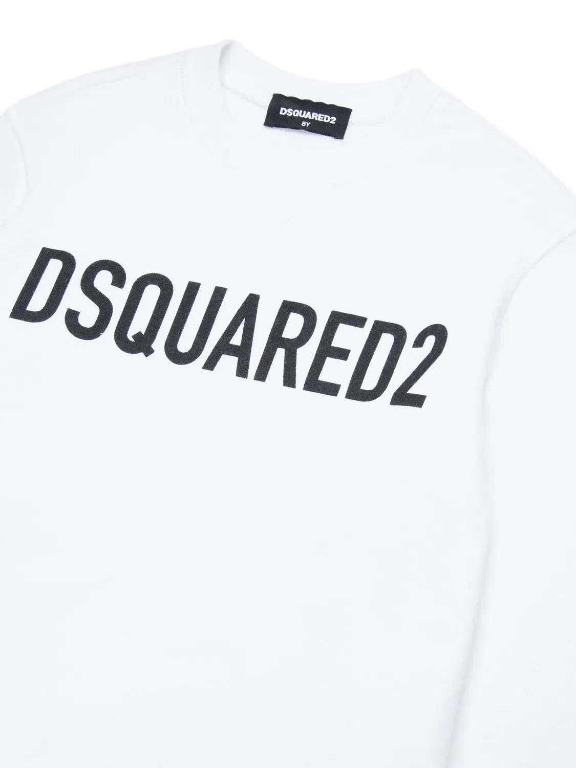 Свитшот с логотипом из хлопка DSQUARED2, белый — фото 2