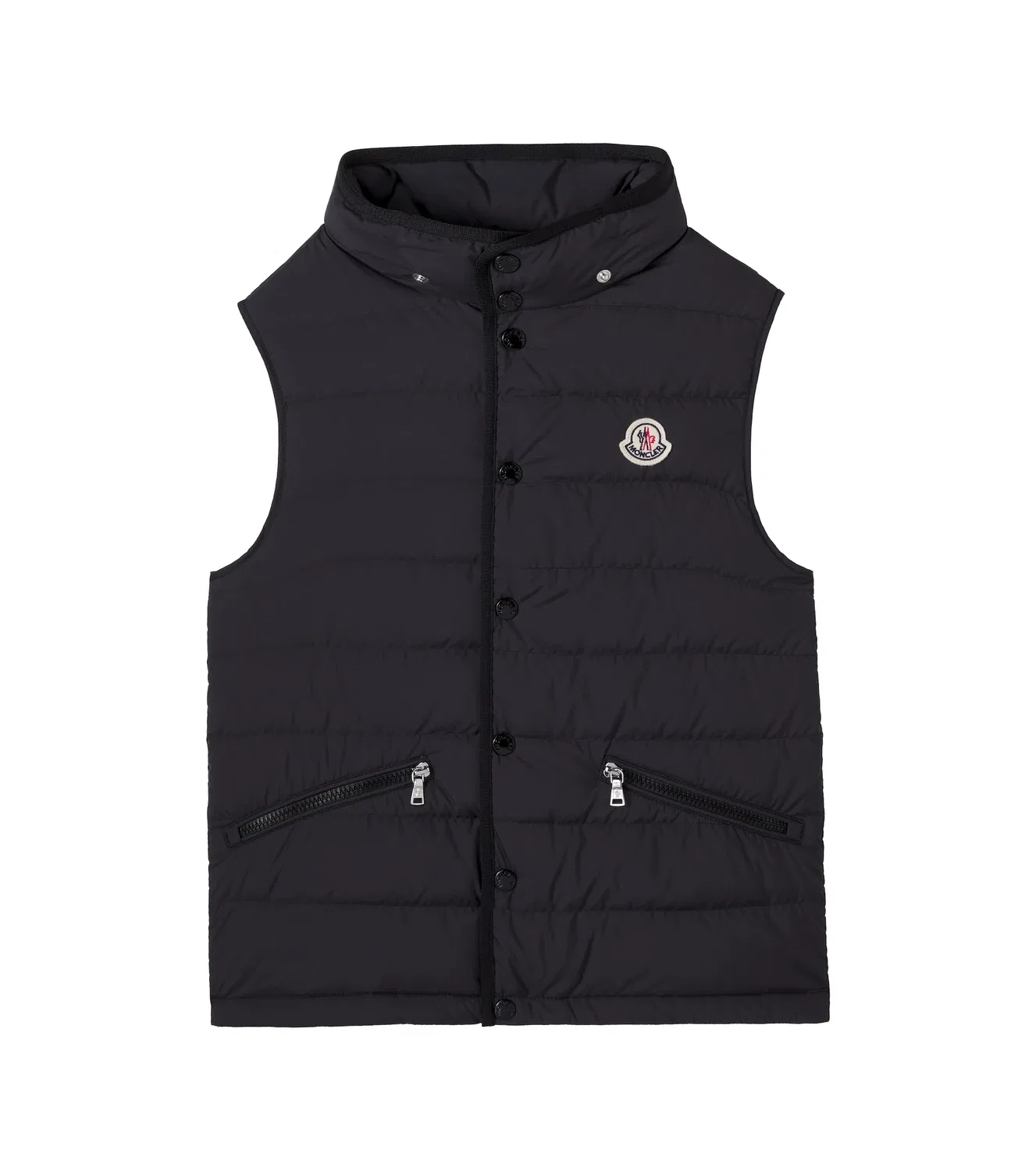 Пуховой жилет Canan Moncler Enfant, черный — фото 4