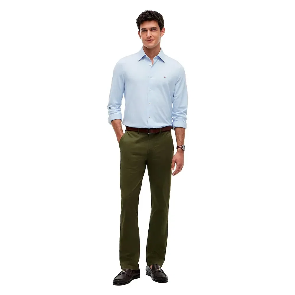 Брюки Core Denton Essential Tommy Hilfiger, зеленый — фото 4