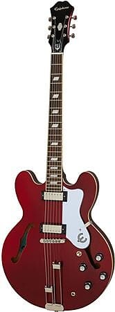 

Epiphone Riviera Semi Hollow Archtop Sparkling Burgundy EOR SBUNH1