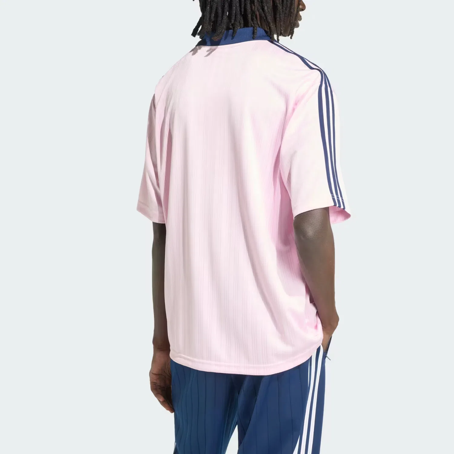 Футболка с отложным воротником Adidas Originals, Transparent Pink — фото 4