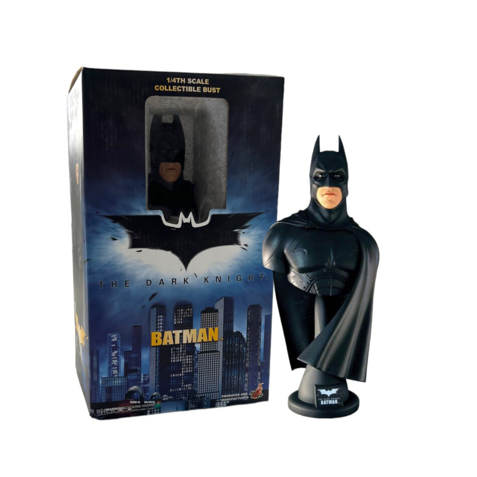 

Коллекционный бюст Hot Toys The Dark Knight, Batman 1/4th Scale HTB03, 24,2х10,2х6,4 см