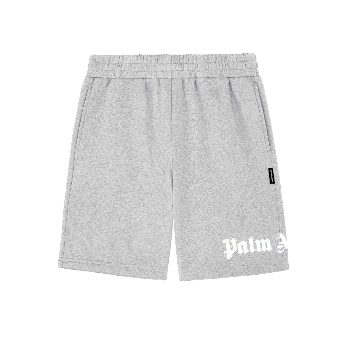 Детские шорты свободного прямого кроя PALM ANGELS, Light Gray
