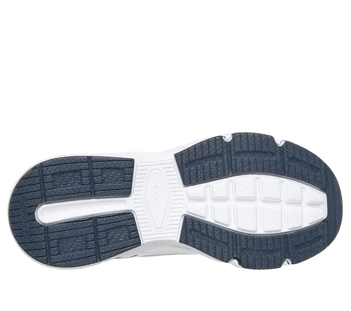Детские слипоны Retro-Graph - Breezy-Pacer Skechers, белый/тёмно-синий — фото 3