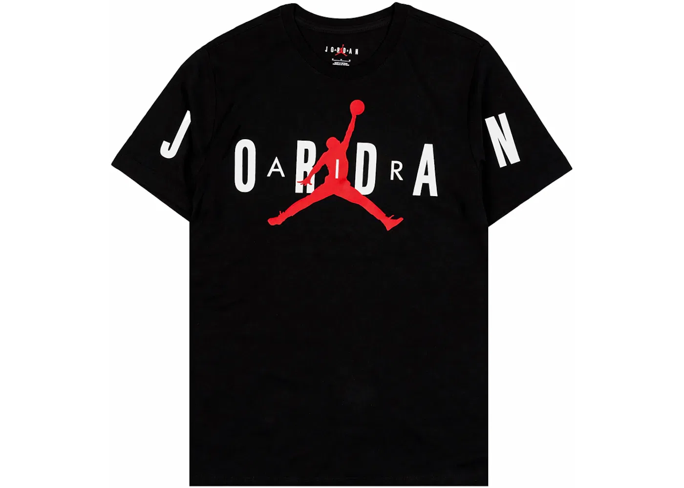 Мужская футболка с принтом Jordan Air Jumpman Spellout Black