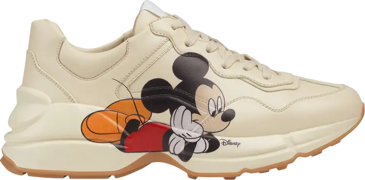 Кроссовки Disney x Gucci Wmns Rhyton Mickey Mouse, белый