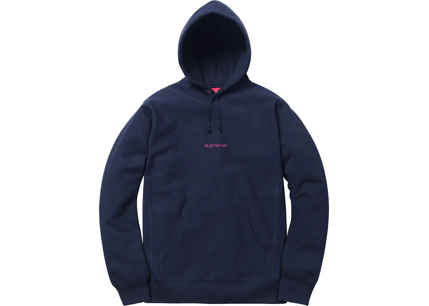 Мужская худи Supreme Compact Logo Hoodie, Navy