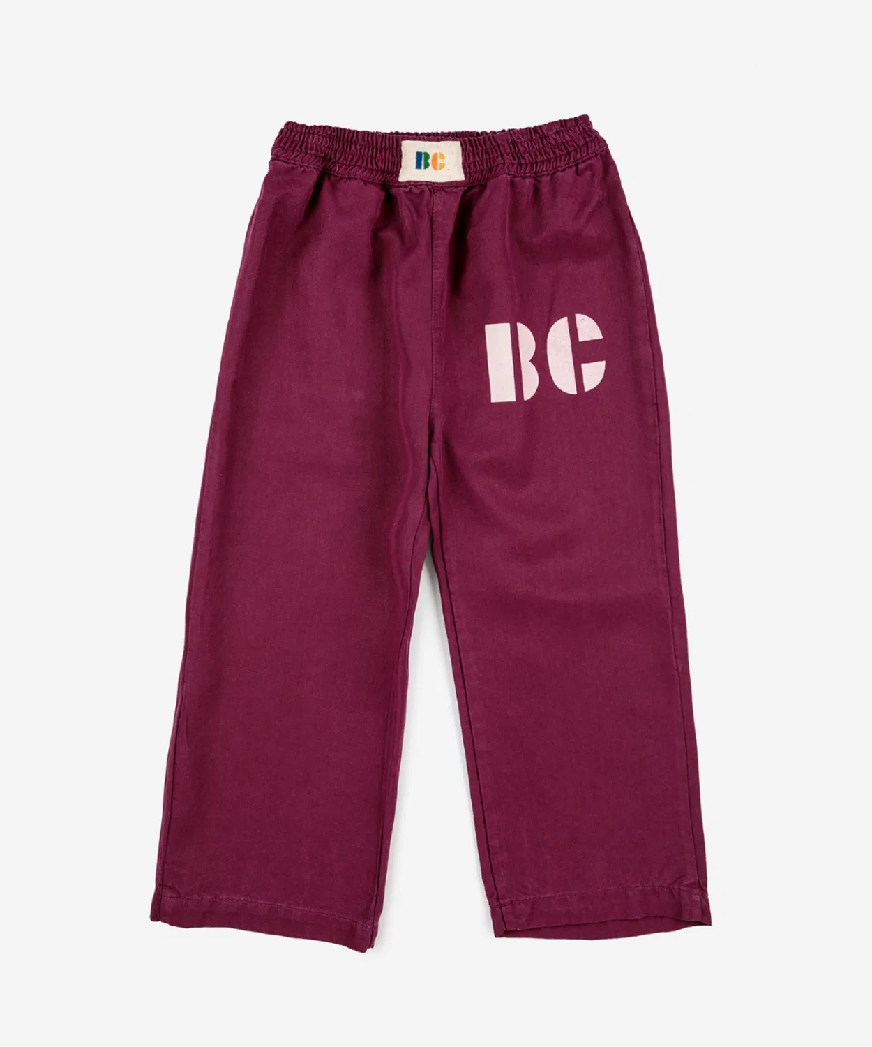 Детские брюки свободного кроя с принтом, модель B.C baggy trousers BOBO CHOSES, Dark Purple — фото 2