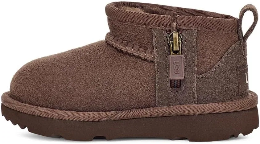 Детские сапоги для девочек Classic Ultra Mini UGG, Burnt Cedar — фото 4