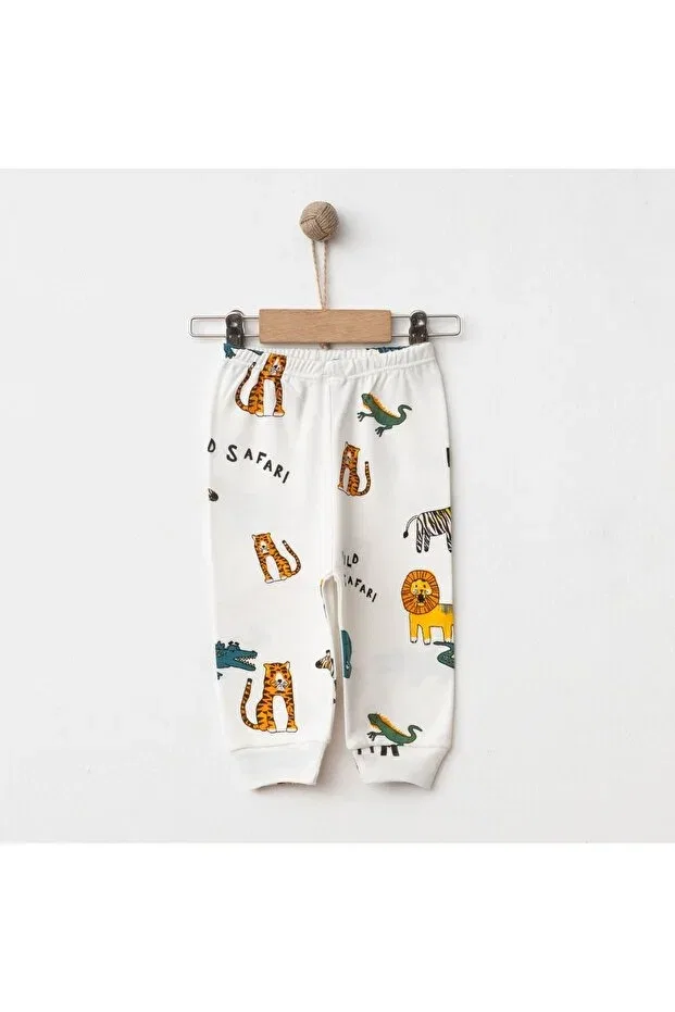Детское боди с длинным рукавом Safari Hobbe Baby, White