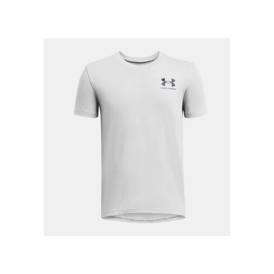 Детская футболка с коротким рукавом Under Armour UA Spoststyle Left Chest, Серый