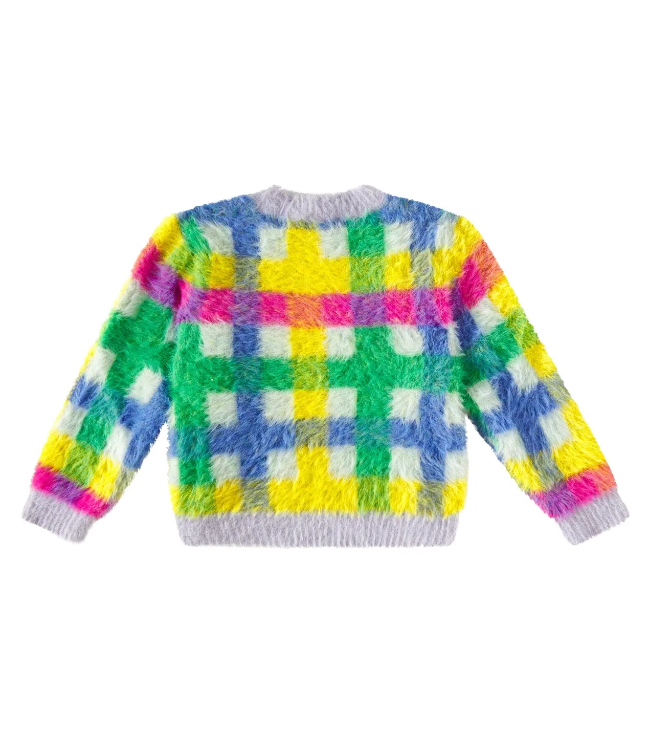 Свитер в клетку Stella Mccartney Kids, мультиколор — фото 3