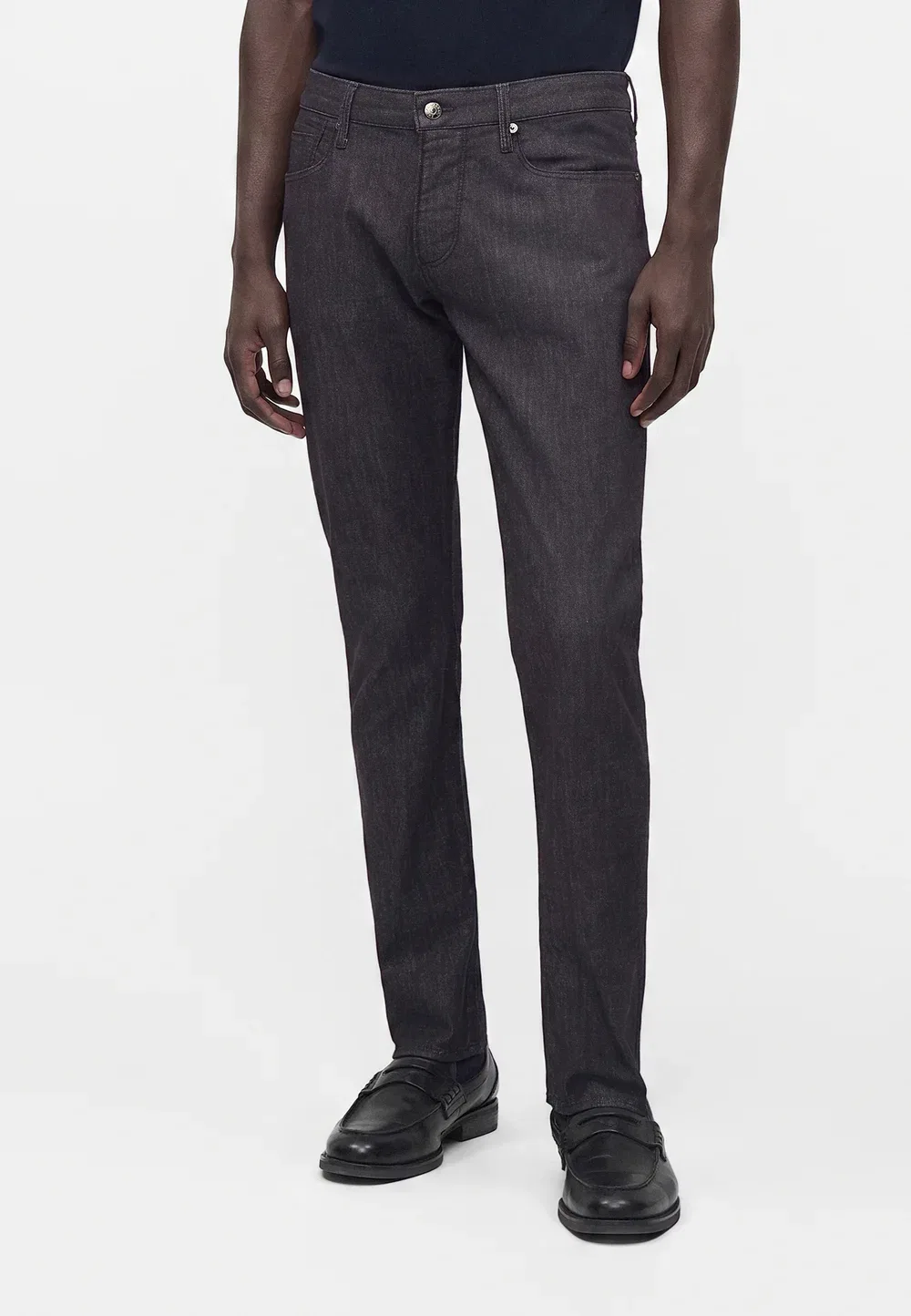 Джинсы зауженного кроя Emporio Armani, Black Denim
