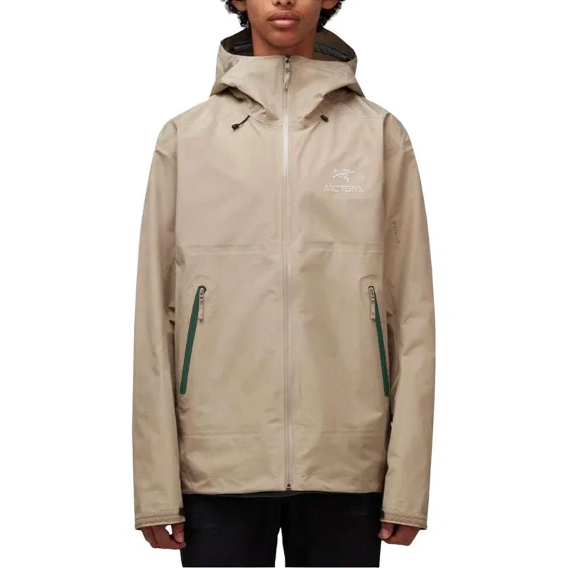 Мужская ветровка Arcteryx BETA LT Smoke Bluff Patchwork Green Zippers, Smoke Bluff Patchwork Green Zippers