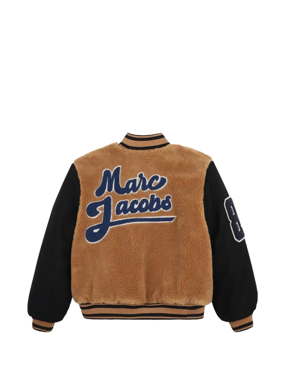 Фактурная куртка с нашивкой Marc Jacobs Kids, коричневый — фото 2