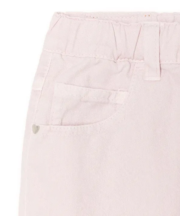 Юбка-шорты джинсовая, Color Denim Lee Kids, светло-фиолетовый — фото 3