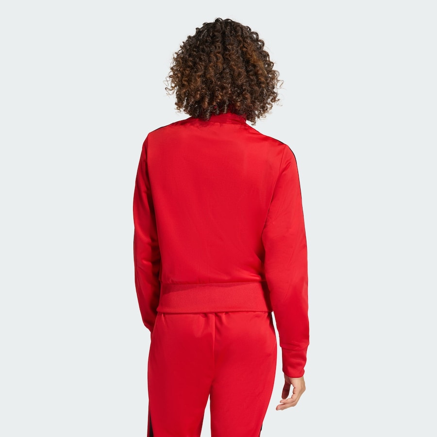 Толстовка с капюшоном на молнии ADIDAS ORIGINALS Firebird Classic, ярко-красный — фото 3