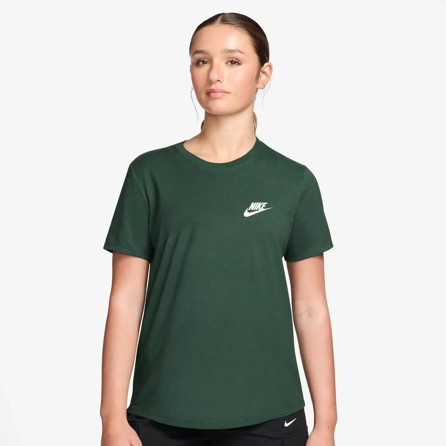 Женская футболка Sportswear Club Essentials Nike, Verde