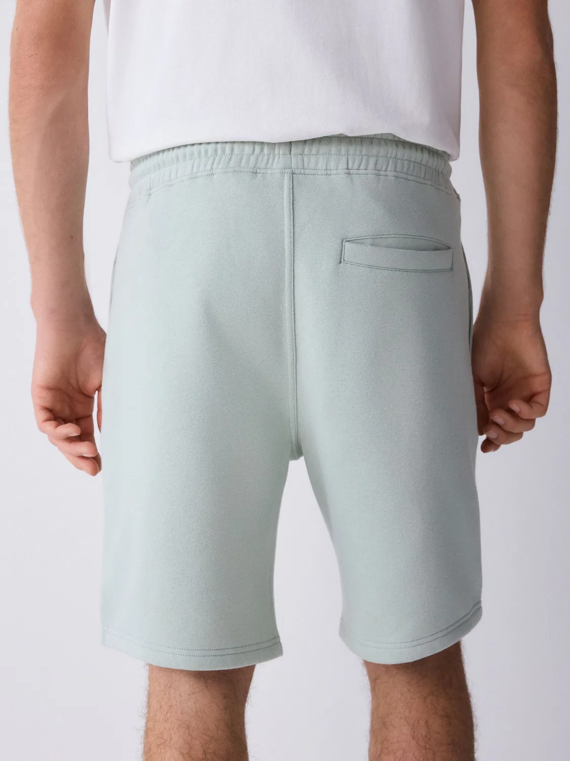Шорты классические из мягкого джерси, Mint Green Next — фото 4