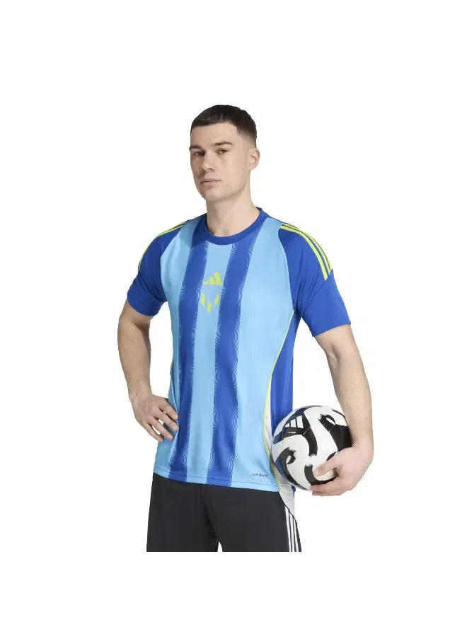 Футболка с коротким рукавом Messi Adidas, синий — фото 3
