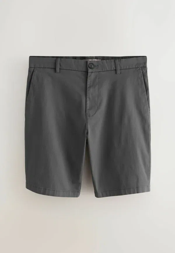 Шорты из хлопка с эластаном Slim Fit - stretch chino shorts 3 pack, Next Ink, Charcoal, черный/синий — фото 4
