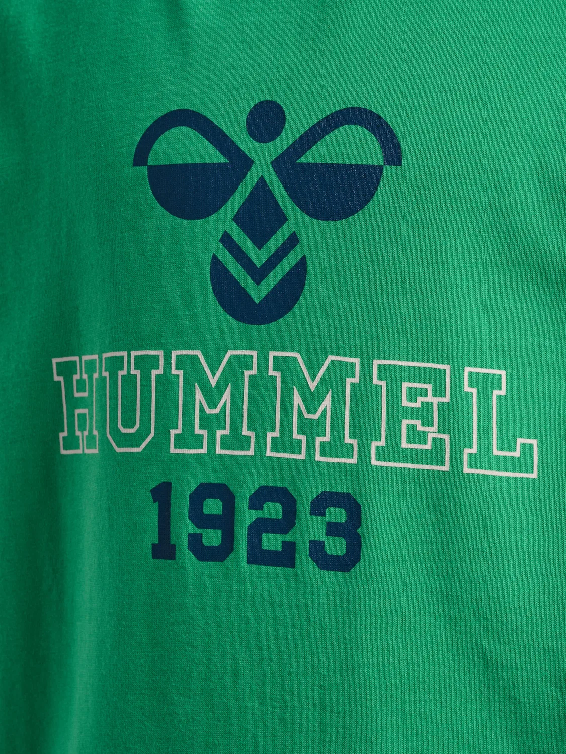 Детская хлопковая футболка Hmljulle Hummel, Smaragdgrun — фото 3