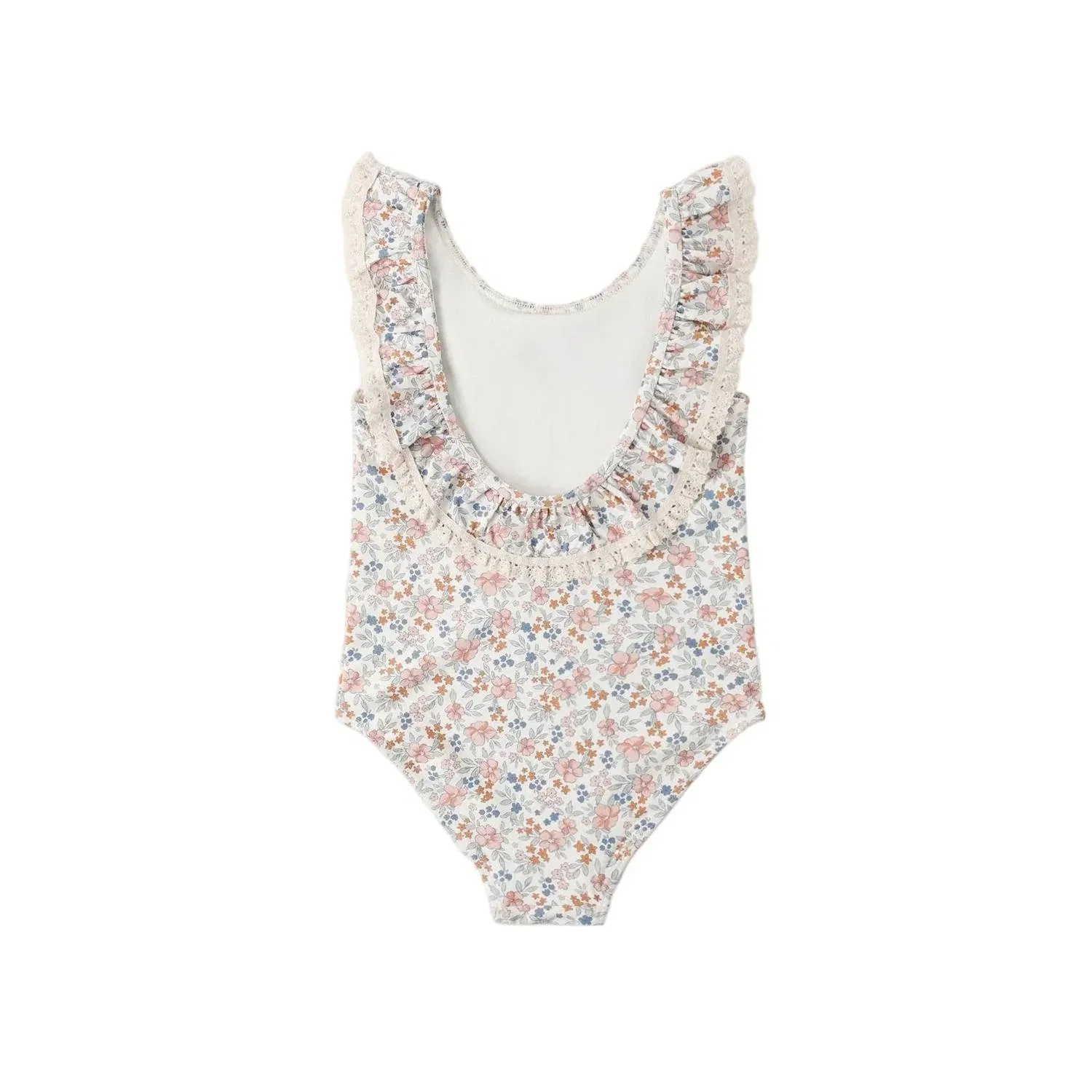 Детский купальник для девочек с оборкой Margaret One-Piece Rylee + Cru, Flower Field — фото 3