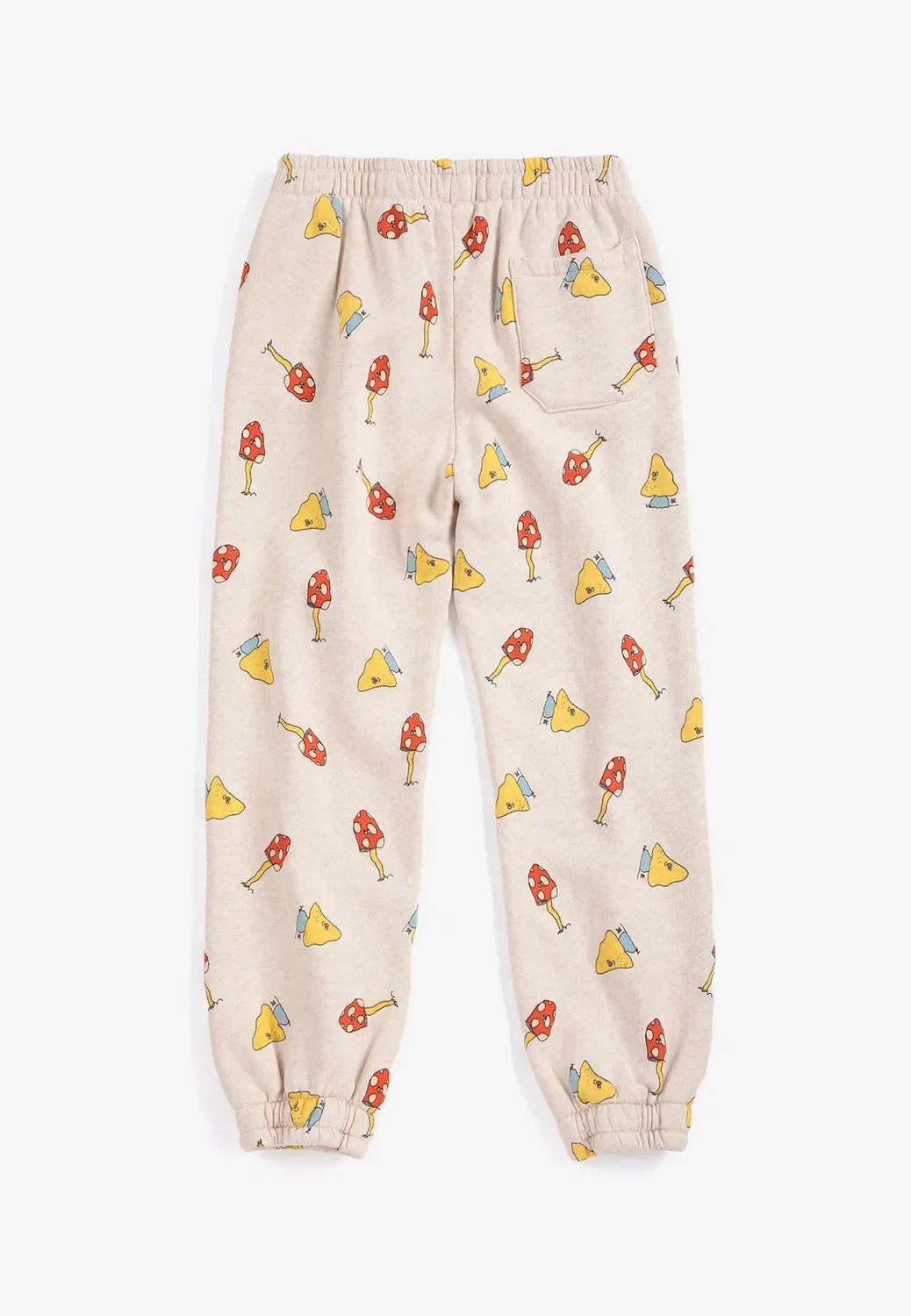Спортивные штаны унисекс с изображением грибного монстра Bobo Choses, Off-White — фото 3