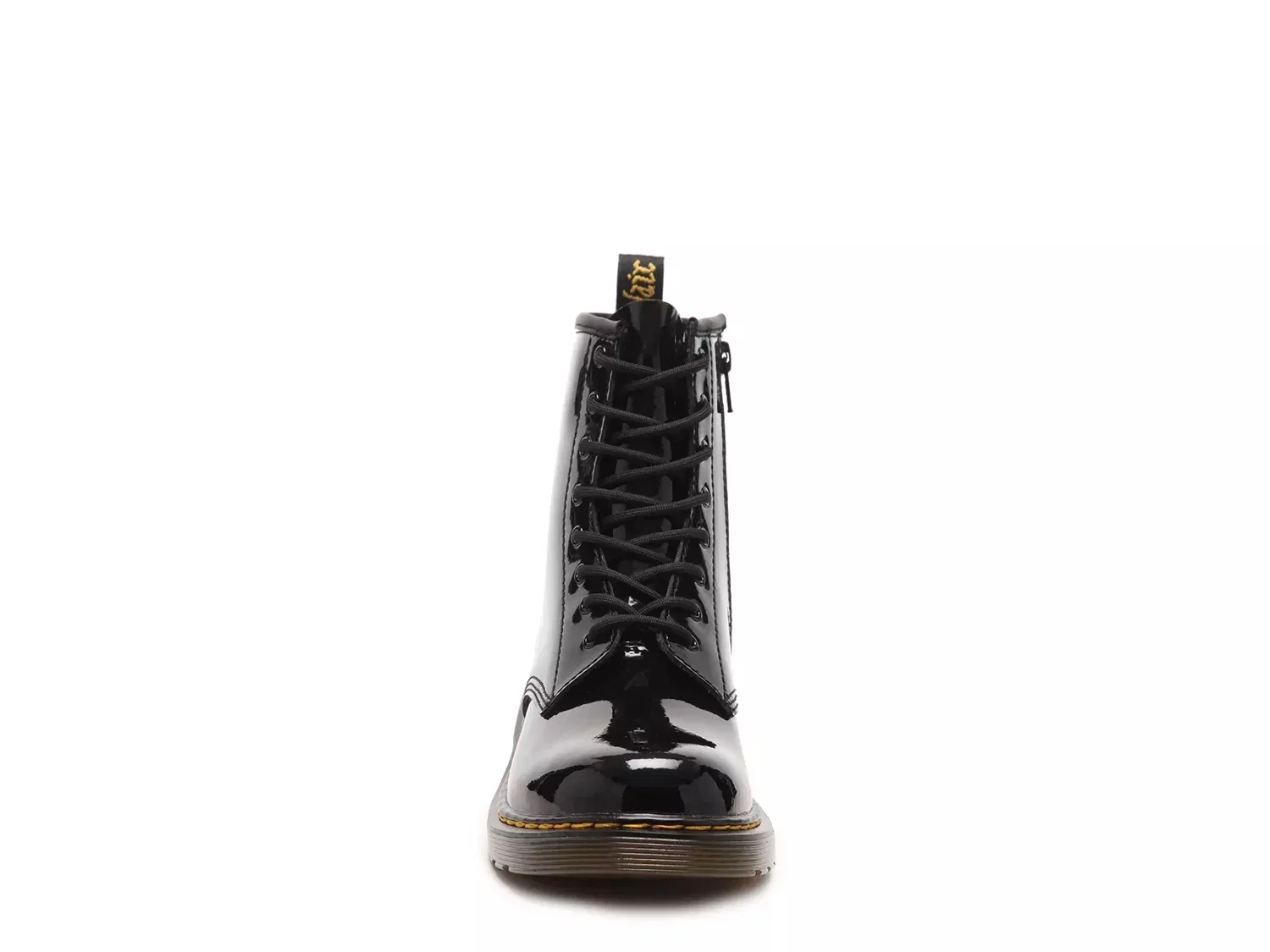 Ботинки Dr. Martens 1460 8-eye детские, лакированная кожа, Black — фото 2
