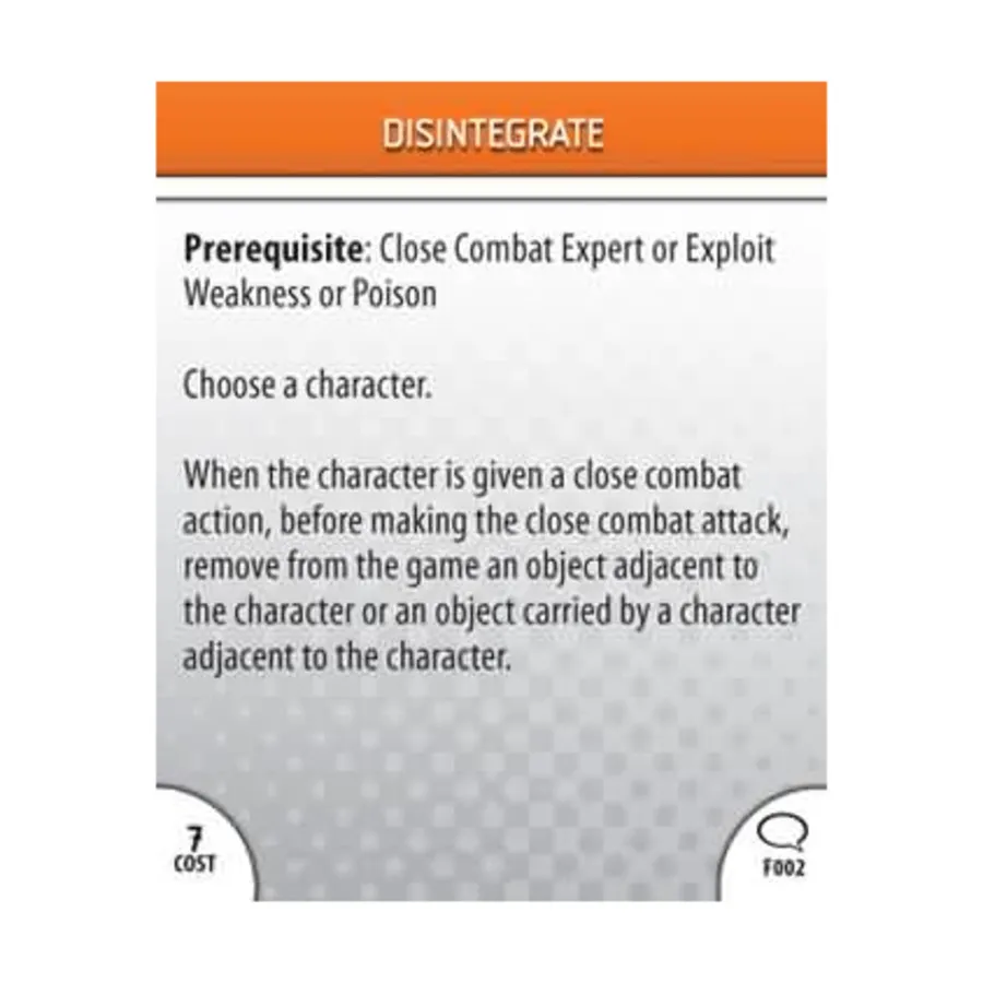 

Карта подвига — Распад, DC HeroClix - Origin - Singles