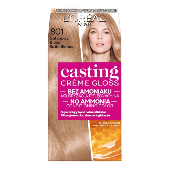 

L'Oreal кастинг краска для волос L'oreal Paris, цвет 801 satin blonde