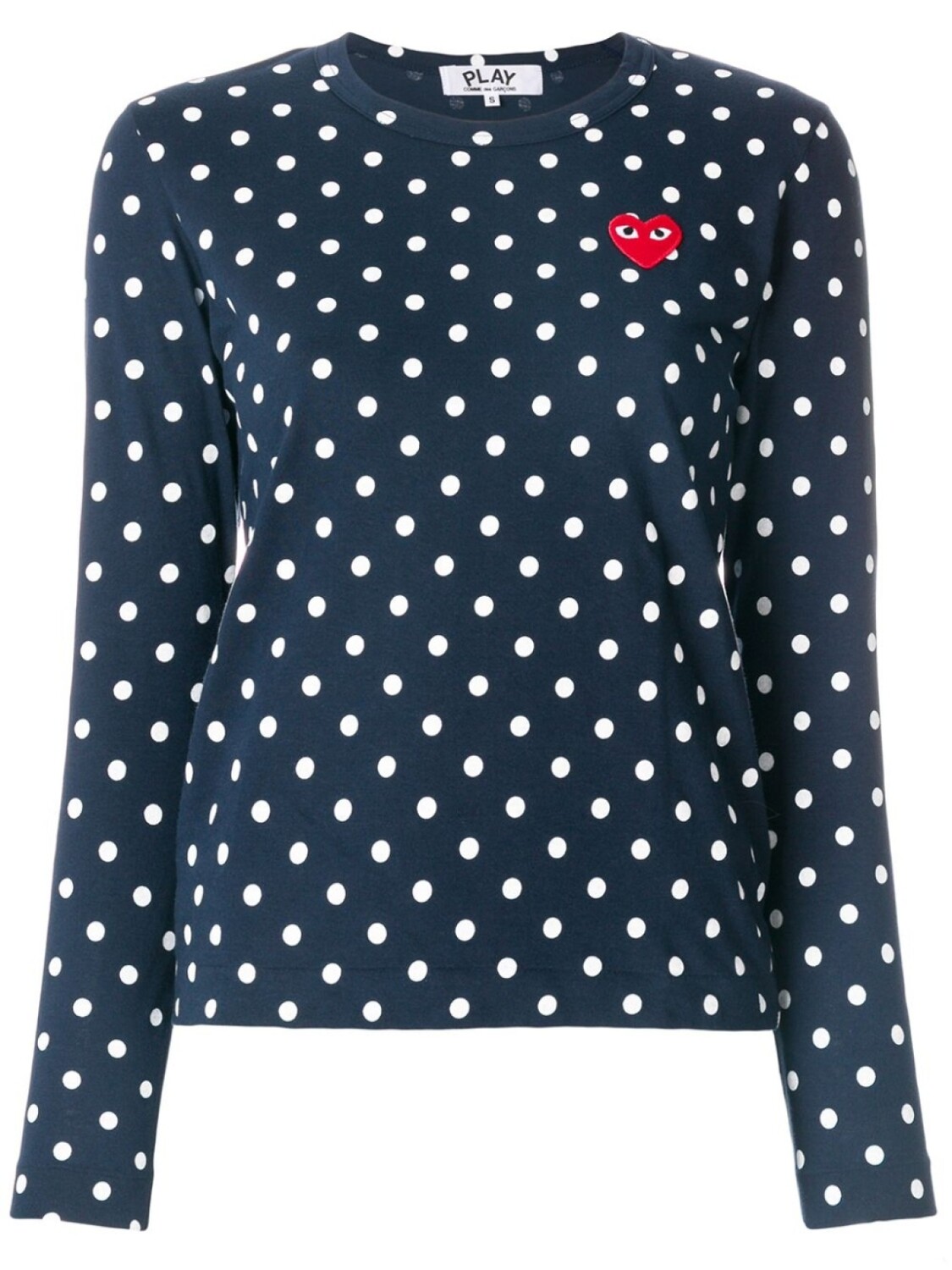

Comme Des Garçons Play футболка в горох с логотипом, разноцветный