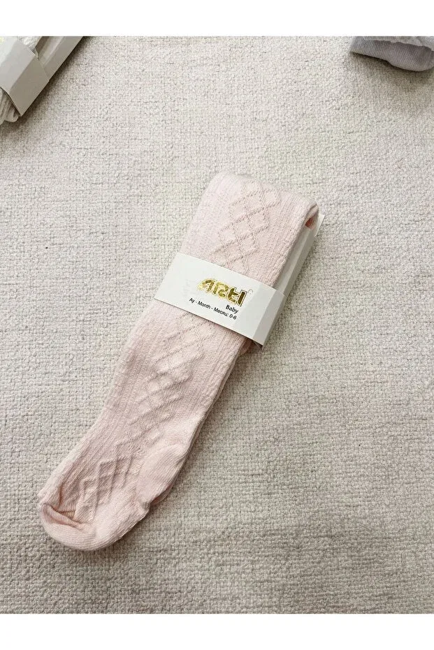 Детские колготки для девочек с бриллиантовым узором Katamino, Pink