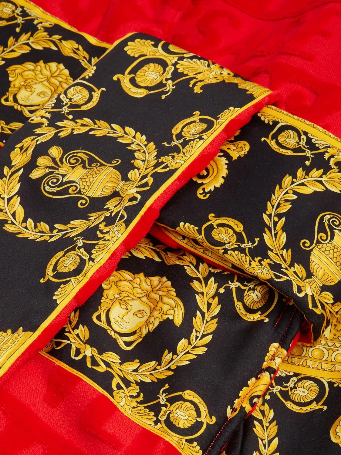 Versace Халат I Love Baroque красный — фото 4