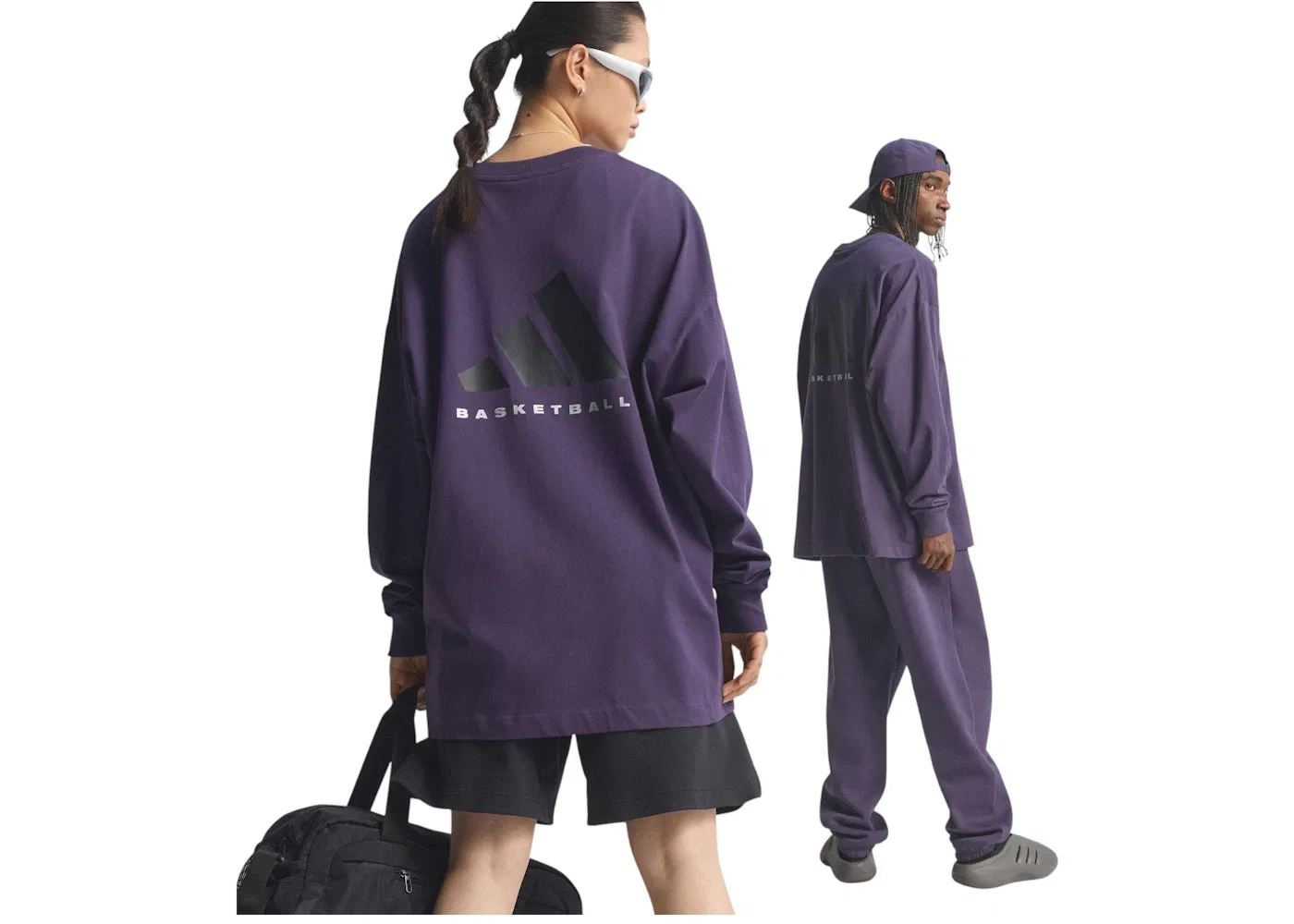 Мужская футболка с длинным рукавом Adidas Tee, Aurora Plum