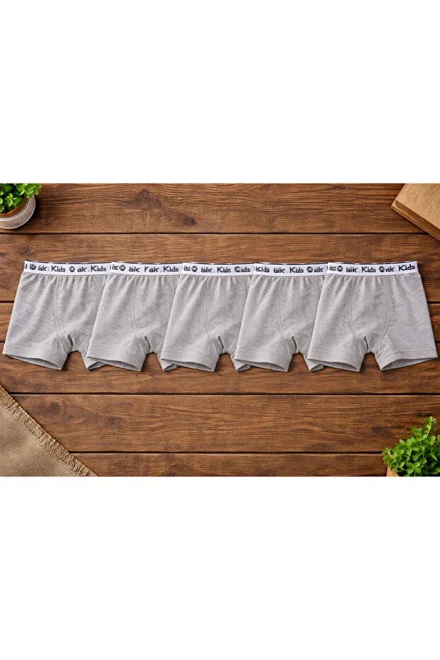 Детские боксеры для мальчиков хлопковые Basics Süsen Lingerie, Gray — фото 3