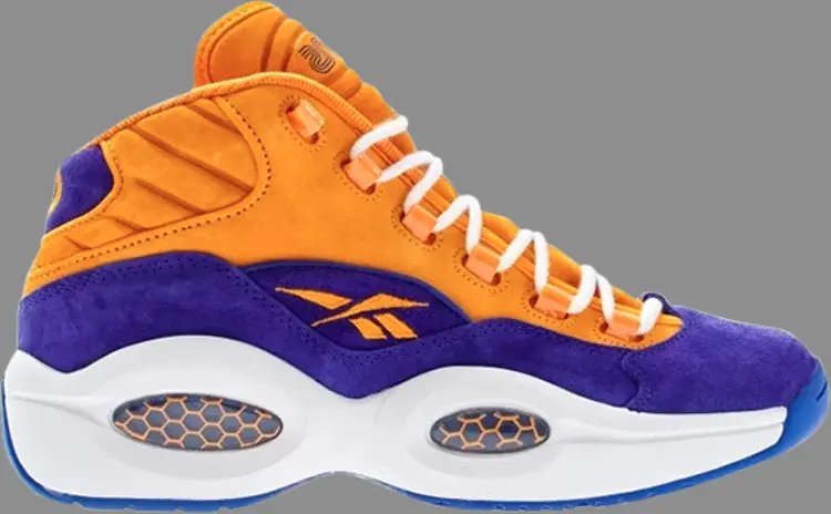

Кроссовки question mid 'crocus' Reebok, фиолетовый, Фиолетовый;оранжевый, Кроссовки question mid 'crocus' Reebok, фиолетовый