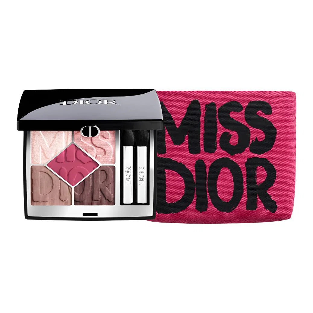 Женские тени для век с шелковистой текстурой DIOR Unbound Bare Limited Edition, #862 Shocking Pink