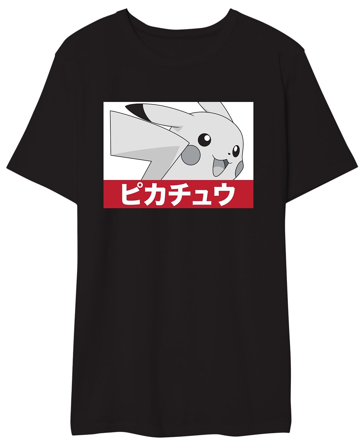 

Футболка pokemon men's greyscale pikachu AIRWAVES, черный