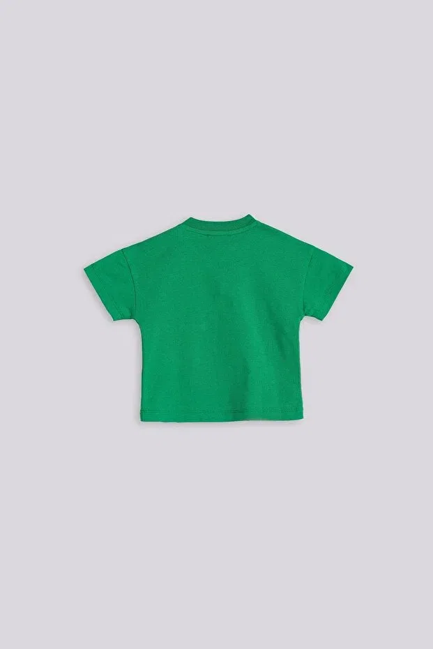 Детская футболка для мальчиков с коротким рукавом Gb Baby Basic, Green — фото 2