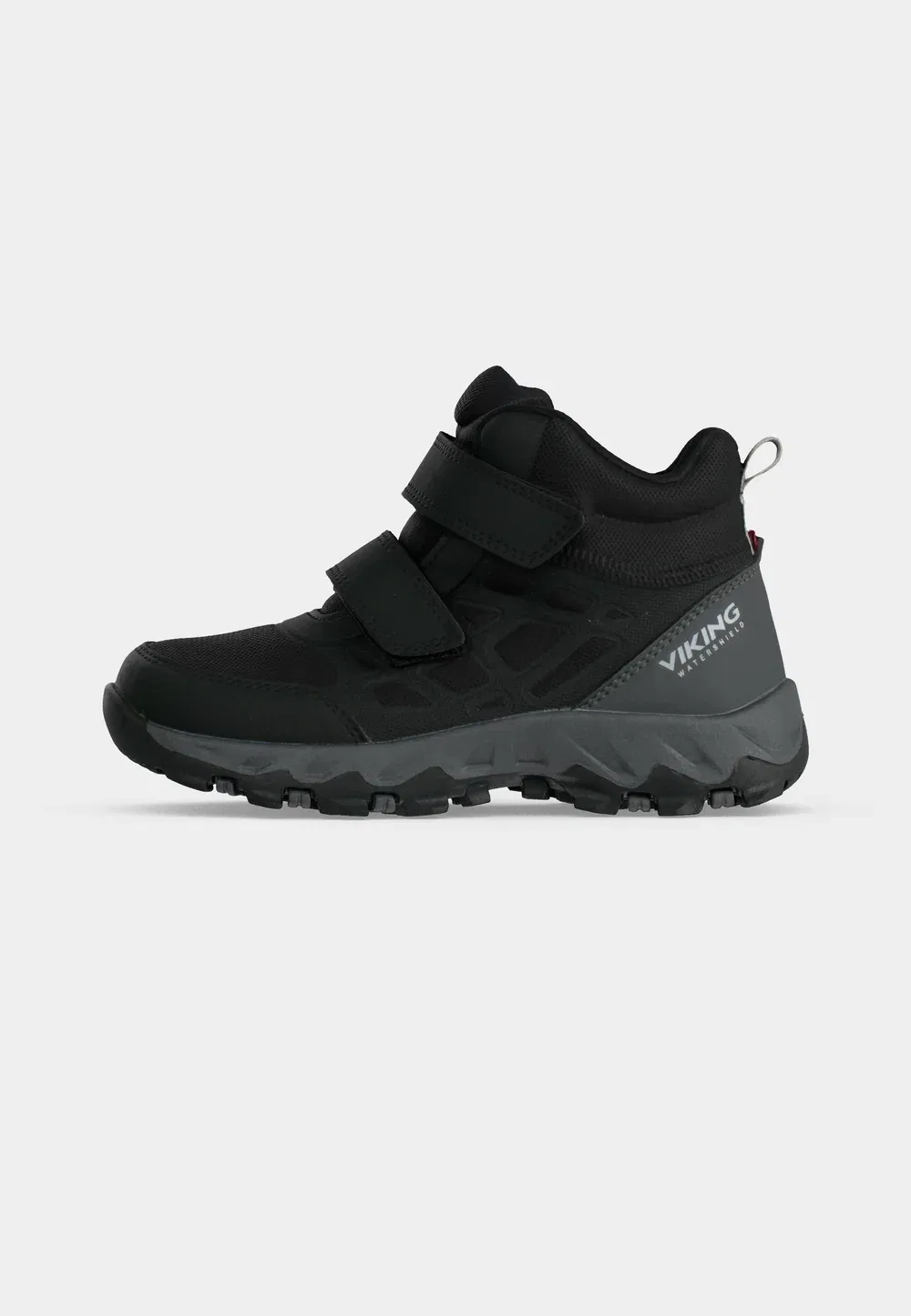 Кроссовки Track mid wp унисекс - высокие кроссовки Viking, Charcoal/Black — фото 2