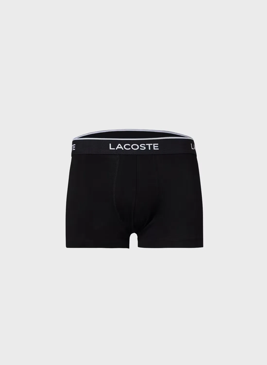 Трусы-боксеры эластичные комплект из 7 штук Lacoste, черный — фото 4