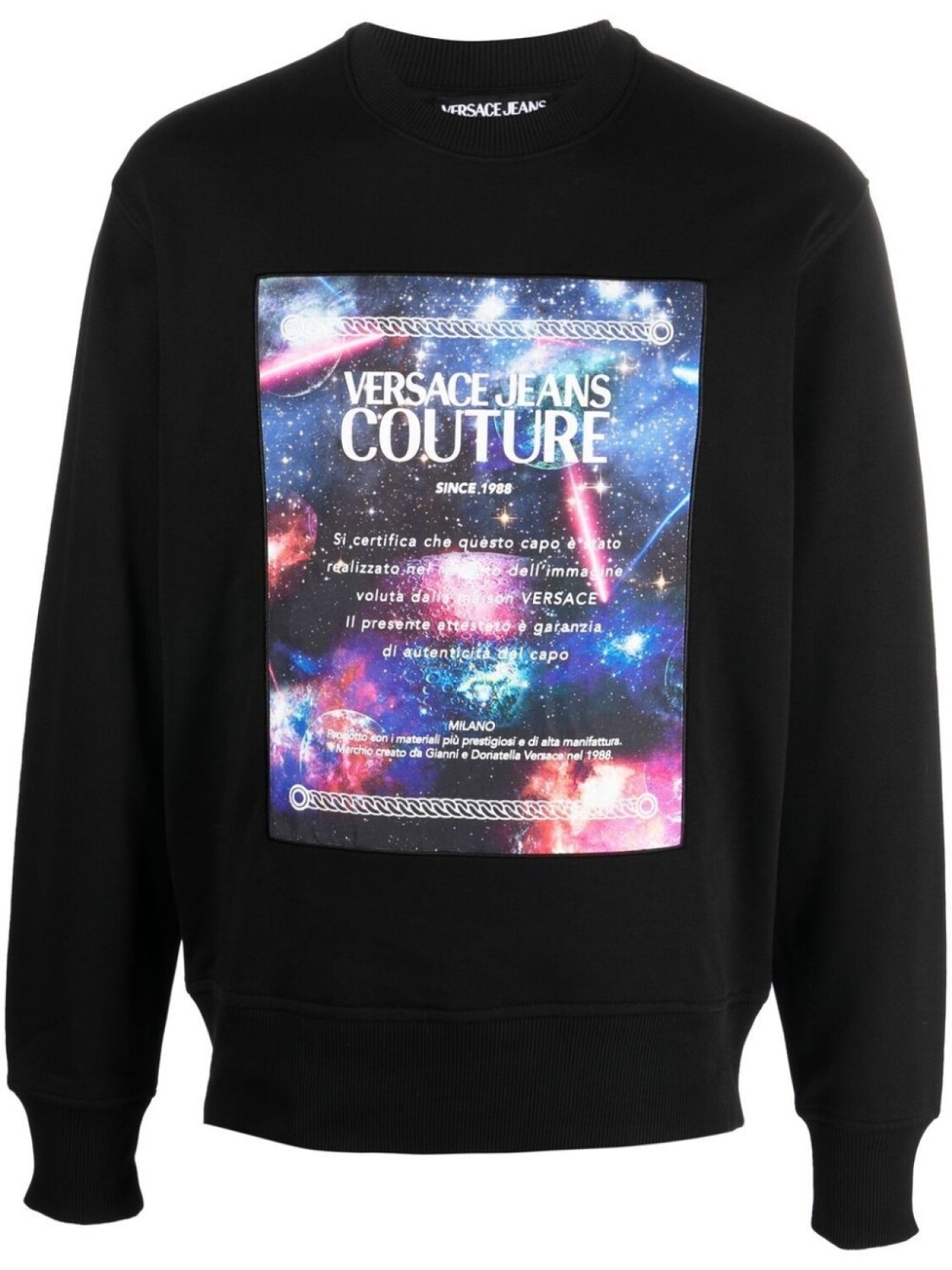 

Versace Jeans Couture толстовка с графичным принтом, черный