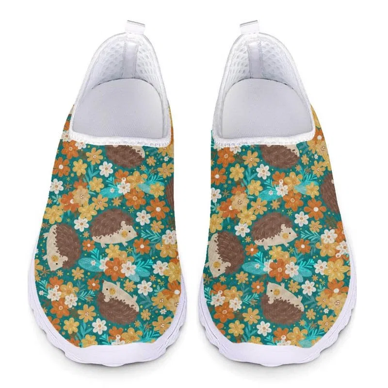 Детские кроссовки для девочек с принтом Snowflake Butterfly Ethnic Pattern Kuiaobaty, Fiori Di Riccio — фото 2