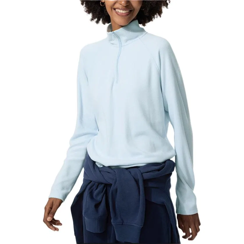 Женская толстовка с воротником-стойкой Light Blue UNIQLO — фото 3