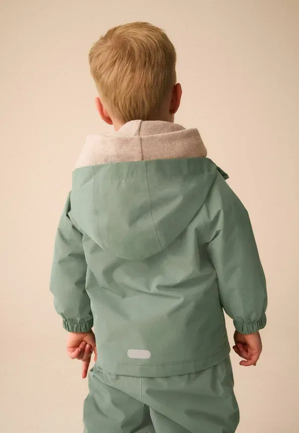 Куртка водонепроницаемая Regular fit Next, Khaki Green, зеленый/хаки — фото 3