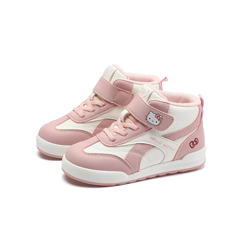 Детские кроссовки для скейтбординга с принтом Hello Kitty Sanrio, Pink/Beige-Hello Kitty — фото 4